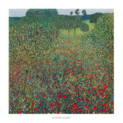Gustav Klimt  Campo di papaveri affiche art 70x70cm | Yourdecoration.fr