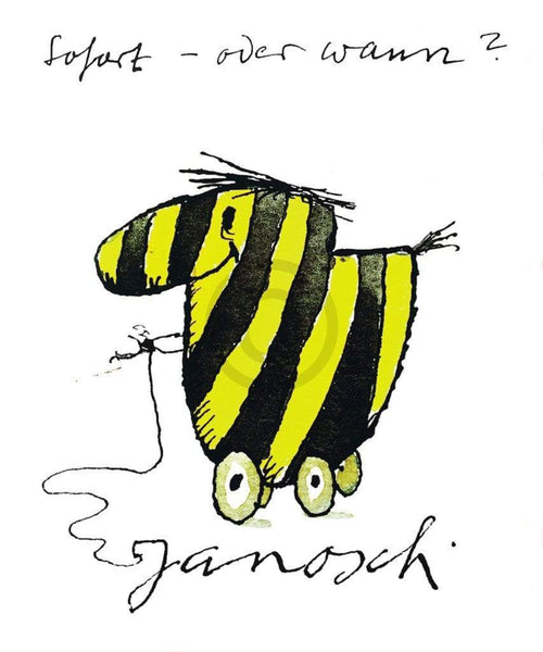 Janosch  Tigerente sofort affiche art 48x58cm | Yourdecoration.fr
