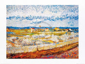 Vincent Van Gogh  Pesco in fiore affiche art 80x60cm | Yourdecoration.fr