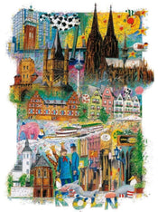 Klaus D. Schiemann  KÃ¶ln affiche art 30x40cm | Yourdecoration.fr