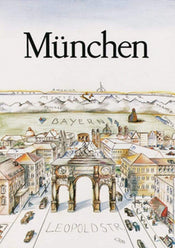Sylvia Joel  MÃ¼nchen affiche art 42x59cm | Yourdecoration.fr