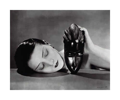 PGM Man Ray Noir et Blanche affiche art 60x50cm | Yourdecoration.fr