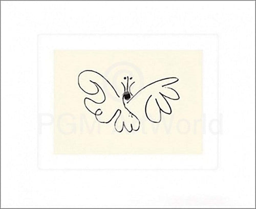 Pablo Picasso  Le Papillon affiche art 50x60cm | Yourdecoration.fr