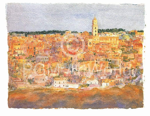 Ralf Westphal  Matera Sassi / Basilicata affiche art 100x70cm | Yourdecoration.fr