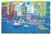 Ralf Westphal  Camogli / Levante affiche art 100x70cm | Yourdecoration.fr