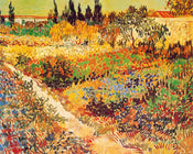 Vincent Van Gogh  Giardino in fioritura affiche art 30x24cm | Yourdecoration.fr