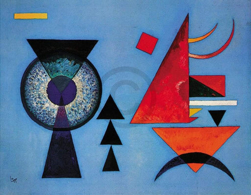Wassily Kandinsky  Weiches Hart affiche art 100x70cm | Yourdecoration.fr