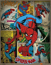 Pyramid Marvel Comics Spider Man Retro Affiche 40x50cm | Yourdecoration.fr
