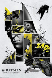 Pyramid Batman 80th Anniversary Affiche 61x91,5cm | Yourdecoration.fr
