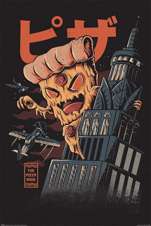 Pyramid Ilustrata Pizza Kong Affiche 61x91,5cm | Yourdecoration.fr