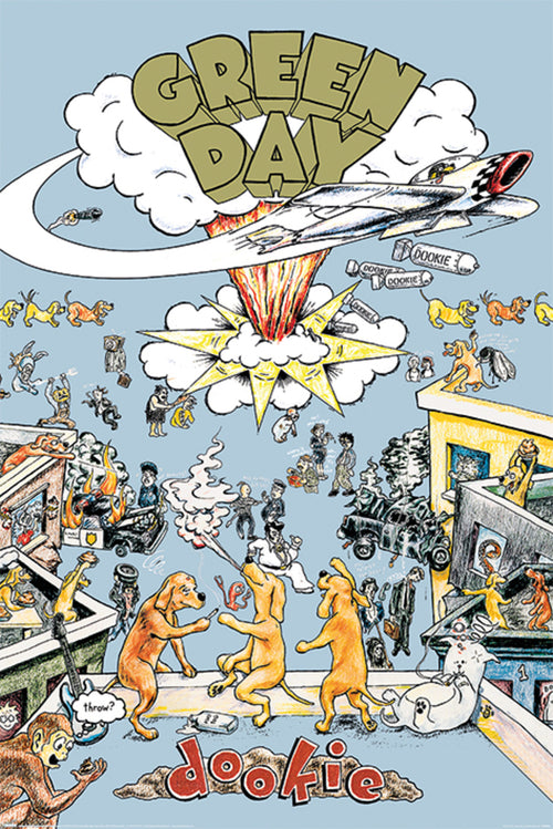 Pyramid Green Day Dookie Affiche 61x91,5cm | Yourdecoration.fr
