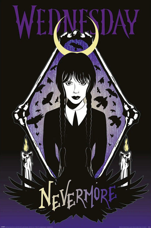 Pyramid Pp35290 Wednesday Ravens Affiche Poster 61X91,5cm | Yourdecoration.fr