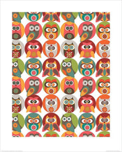 Pyramid Valentina Ramos Owls Family affiche art 40x50cm | Yourdecoration.fr
