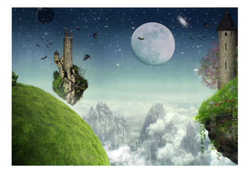 Papier Peint - Flight Over the Mountains - Intissé