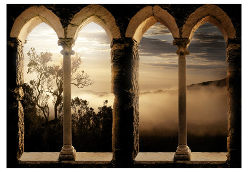 Papier Peint - Mountain Monastery - Intissé