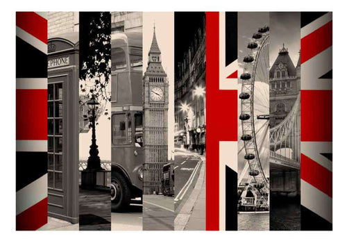 Papier Peint - Symbols of London - Intissé