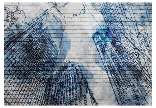 Papier Peint - Inky New York - Intissé