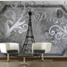 Papier Peint - Vintage Paris Silver - Intissé
