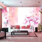 Papier Peint - Rose Passion - Intissé