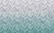 Komar Herringbone Mint Papier Peint Intissé 400x250cm 4 bandes | Yourdecoration.fr