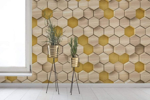 Komar Woodcomb Birch Papier Peint Intissé 400x250cm 4 bandes ambiance | Yourdecoration.fr