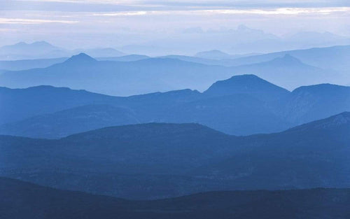 Komar Blue Mountain Papier Peint Intissé 400x250cm 4 bandes | Yourdecoration.fr