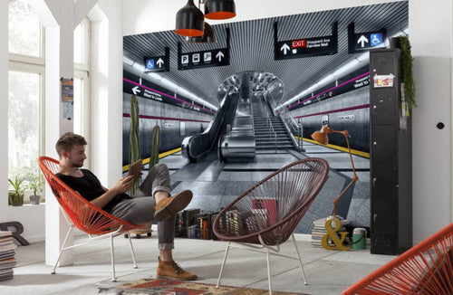 Komar Subway Papier Peint 368x254cm | Yourdecoration.fr