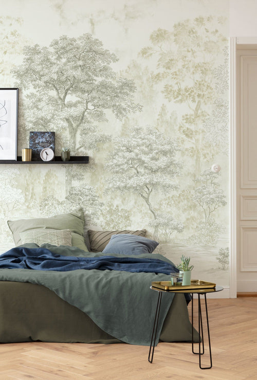 Komar Noble Trees Intisse Papier Peint 200x250cm 4 bandes interieur | Yourdecoration.fr