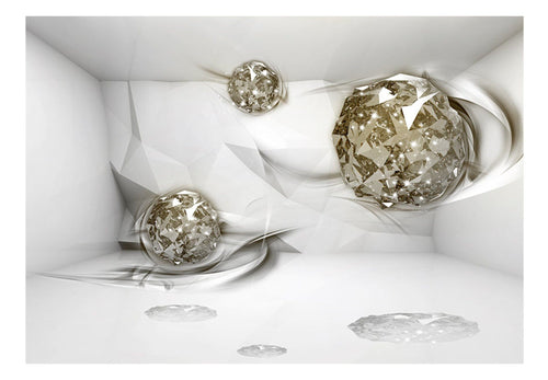 Papier Peint - Abstract Diamonds - Intissé