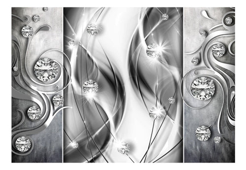 Papier Peint - Diamonds in Silver - Intissé