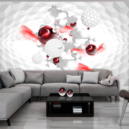 Papier Peint - Race of Colours Red - Intissé