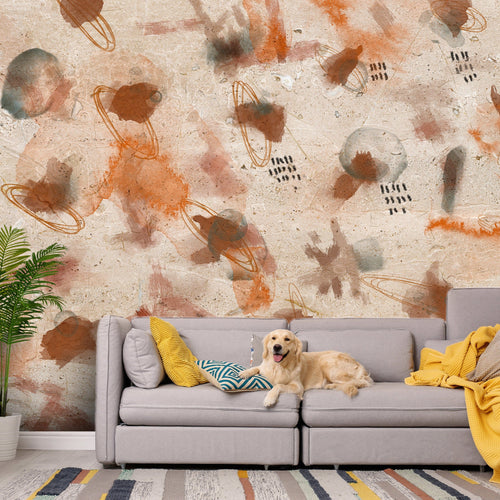 Papier Peint - Painted on Stone - Intissé