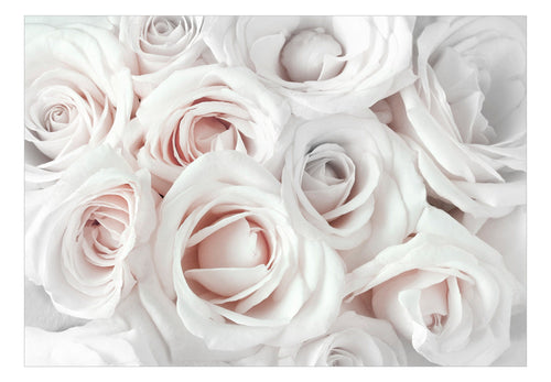 Papier Peint - Satin Rose Pink - Intissé