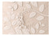 Papier Peint - Paper Flowers Beige - Intissé