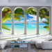 Papier Peint - Sea Behind Columns - Intissé