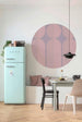 Komar Bauhaus Fusion Papier Peint 125x125cm Rond ambiance | Yourdecoration.fr