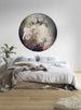 Komar Flemish Flowers Papier Peint 125x125cm Rond ambiance | Yourdecoration.fr