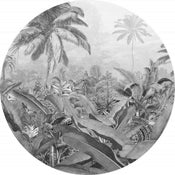 Komar Amazonian Spirit Papier Peint 125x125cm Rond | Yourdecoration.fr
