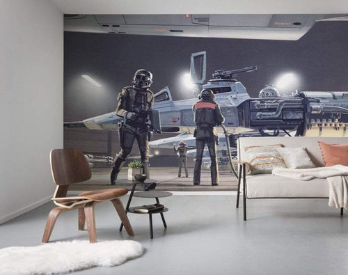 Komar Star Wars Classic RMQ Yavin Y Wing Papier Peint Intissé 500x250cm 10 bandes ambiance | Yourdecoration.fr