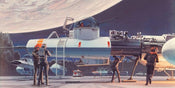 Komar Star Wars Classic RMQ Yavin Hangar Papier Peint Intissé 500x250cm 10 bandes | Yourdecoration.fr