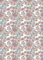 Komar Cinderella Blossom Papier Peint Intissé 200x280cm 4 bandes | Yourdecoration.fr
