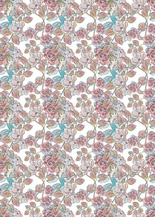 Komar Cinderella Blossom Papier Peint Intissé 200x280cm 4 bandes | Yourdecoration.fr