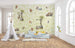 Komar Winnie Pooh Friends Papier Peint Intissé 300x280cm 6 bandes ambiance | Yourdecoration.fr