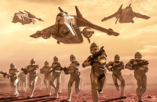 Komar Star Wars Classic Clone Trooper Papier Peint Intissé 400x280cm 8 bandes | Yourdecoration.fr