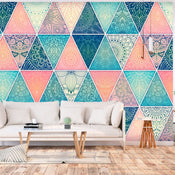 Papier Peint - Oriental Triangles - Intissé