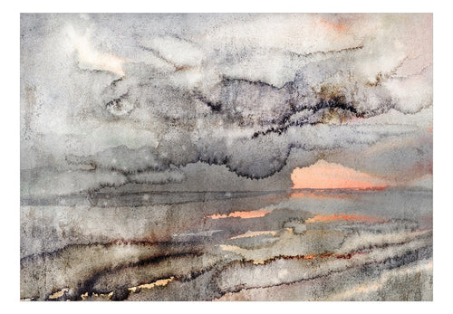 Papier Peint - Connected Clouds - Intissé