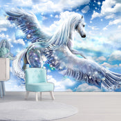 Papier Peint - Pegasus Blue - Intissé