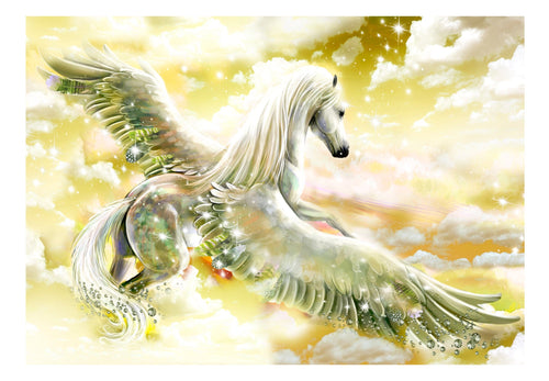 Papier Peint - Pegasus Yellow - Intissé