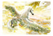 Papier Peint - Pegasus Yellow - Intissé