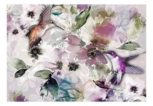 Papier Peint - Nature in Watercolor - Intissé